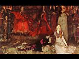 Hamlet Play Scene by Edwin Austin Abbey